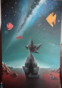 Of polygon universes and Origami dreams