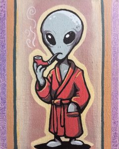 Traditional Alien painting